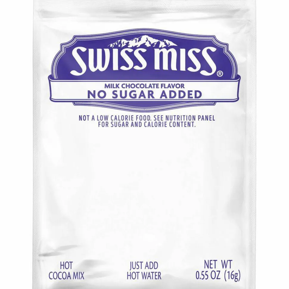 Swiss Miss Milk Chocolate No Sugar Added Cocoa Mix Packets