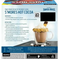 Swiss Miss Milk Hot Cocoa K-Cup Pods, 0.65 Oz, Pack Of 44 Pods