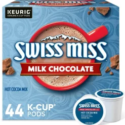 Swiss Miss Milk Hot Cocoa K-Cup Pods, 0.65 Oz, Pack Of 44 Pods