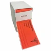 Tabbies "ALLERGIC TO:" Medical Allergy Labels, TAB00488, 4" x 2 1/2", Fluorescent Red, Roll Of 100