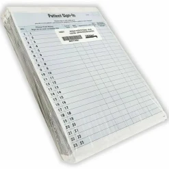 Tabbies Patient Sign-In Label Forms, Blue, Pack of 125