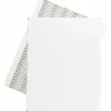 Tabbies Permanent Transcription Label Sheets, Unruled, 59533, White, Box Of 100
