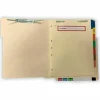 Tabbies 8 Side-Tab Medical Chart Index Set, 9" x 11", Box Of 40