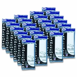 Tablemate Table Set Rectangular Table Covers, Heavyweight Plastic, 54
