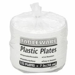 Tablemate Plastic Dinnerware, Plates, 7