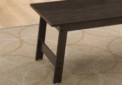 Table Set, 3pcs Set, Coffee, End, Side, Accent, Living Room, Brown Laminate, Transitional