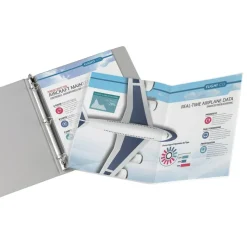 Tabloid-Size Sheet Protectors, 11" x 17", Clear, Pack Of 10
