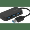 Targus 4-Port USB 3.0 SuperSpeed Hub, 2.75"H x 0.5"W x 0.5"D