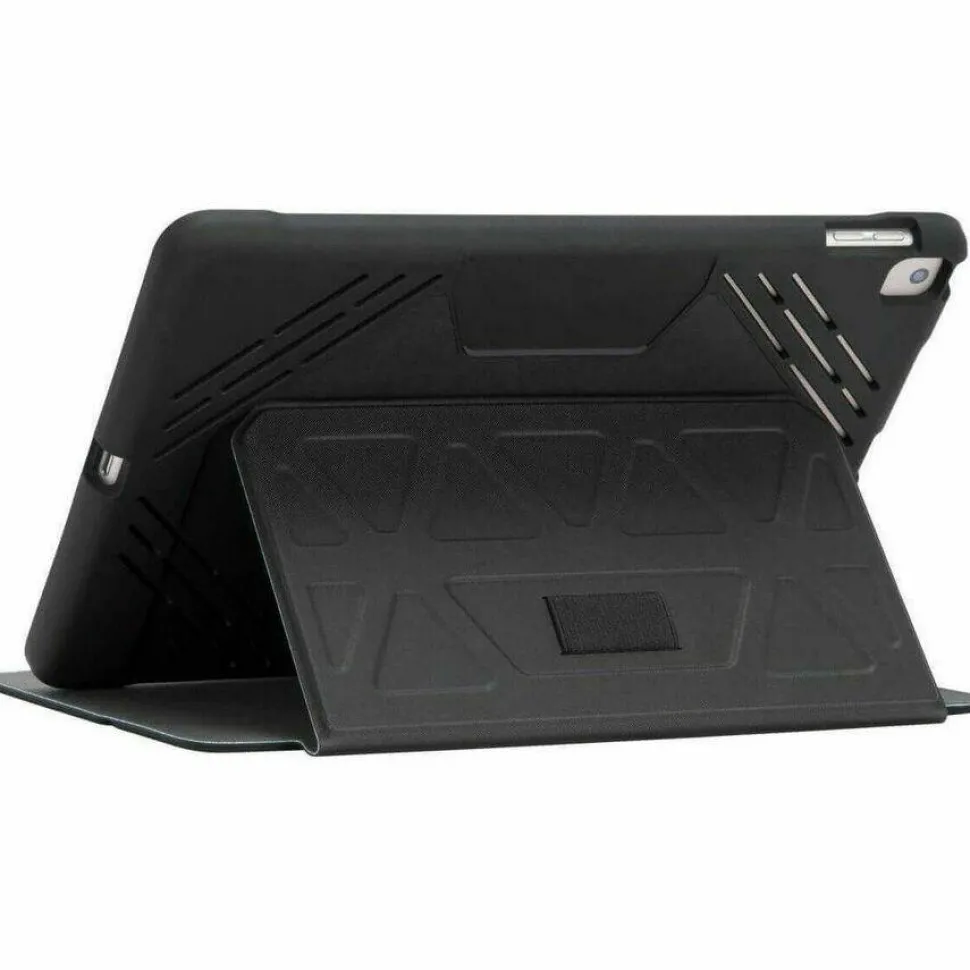 Targus Pro-Tek THZ852GL Carrying Case (Folio) for 10.2" to 10.5" Apple iPad (9th Generation), iPad (8th Generation), iPad (7th Generation), iPad Air, iPad Pro Apple Pencil, Stylus, Tablet - Black