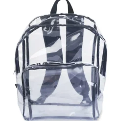 Tatco Carrying Case (Backpack) Notebook - Clear, Black