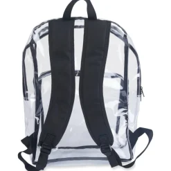Tatco Carrying Case (Backpack) Notebook - Clear, Black