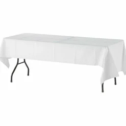 Tatco White Paper Table Covers, 54