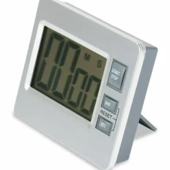 Tatco Desktop Digital Timer, Silver/Black