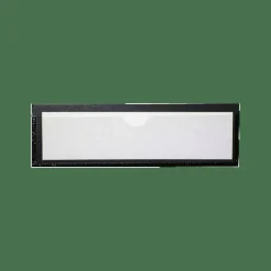 Tatco Magnetic Label Holders, 1 3/8" x 4 3/8", Black/White, Pack Of 10