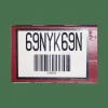 Tatco Magnetic Label Holders, 4 3/8" x 6 3/8", Black/White, Pack Of 10