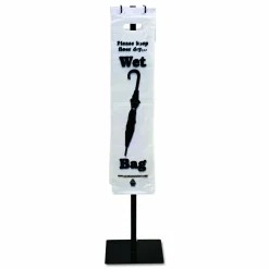 TATCO Umbrella Bags, Black/Clear, Box Of 1,000