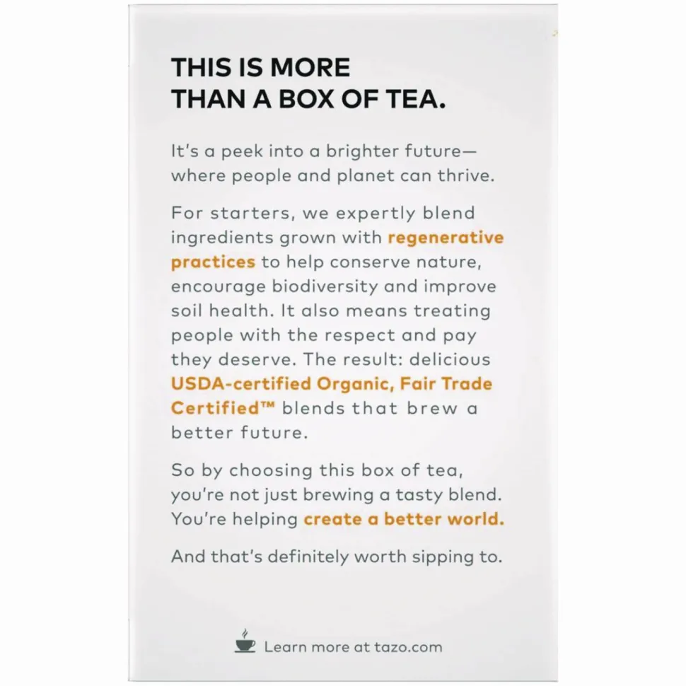 Tazo Regenerative Organic Chai Black Tea Bag