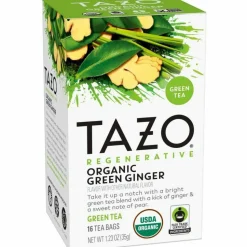 Tazo Regenerative Organic Green Ginger Green Tea Bag