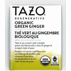Tazo Regenerative Organic Green Ginger Green Tea Bag