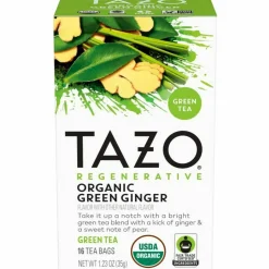 Tazo Regenerative Organic Green Ginger Green Tea Bag