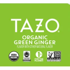 Tazo Regenerative Organic Green Ginger Green Tea Bag