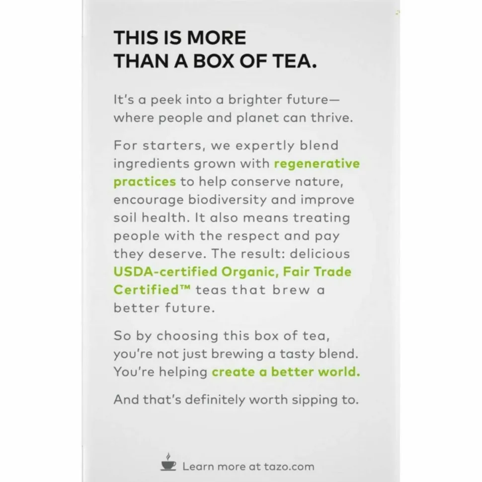 Tazo Regenerative Organic Zen Green Tea Bag