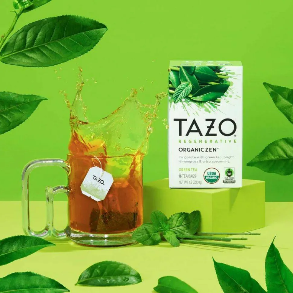Tazo Regenerative Organic Zen Green Tea Bag