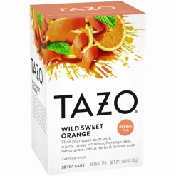 Tazo Tea Bags, Wild Sweet Orange, 20/Box, 6 Boxes/Carton