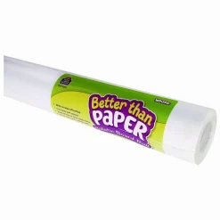 Teacher Created Resources Better Than Paper Bulletin Board Roll, 4 ft x 12 ft, White