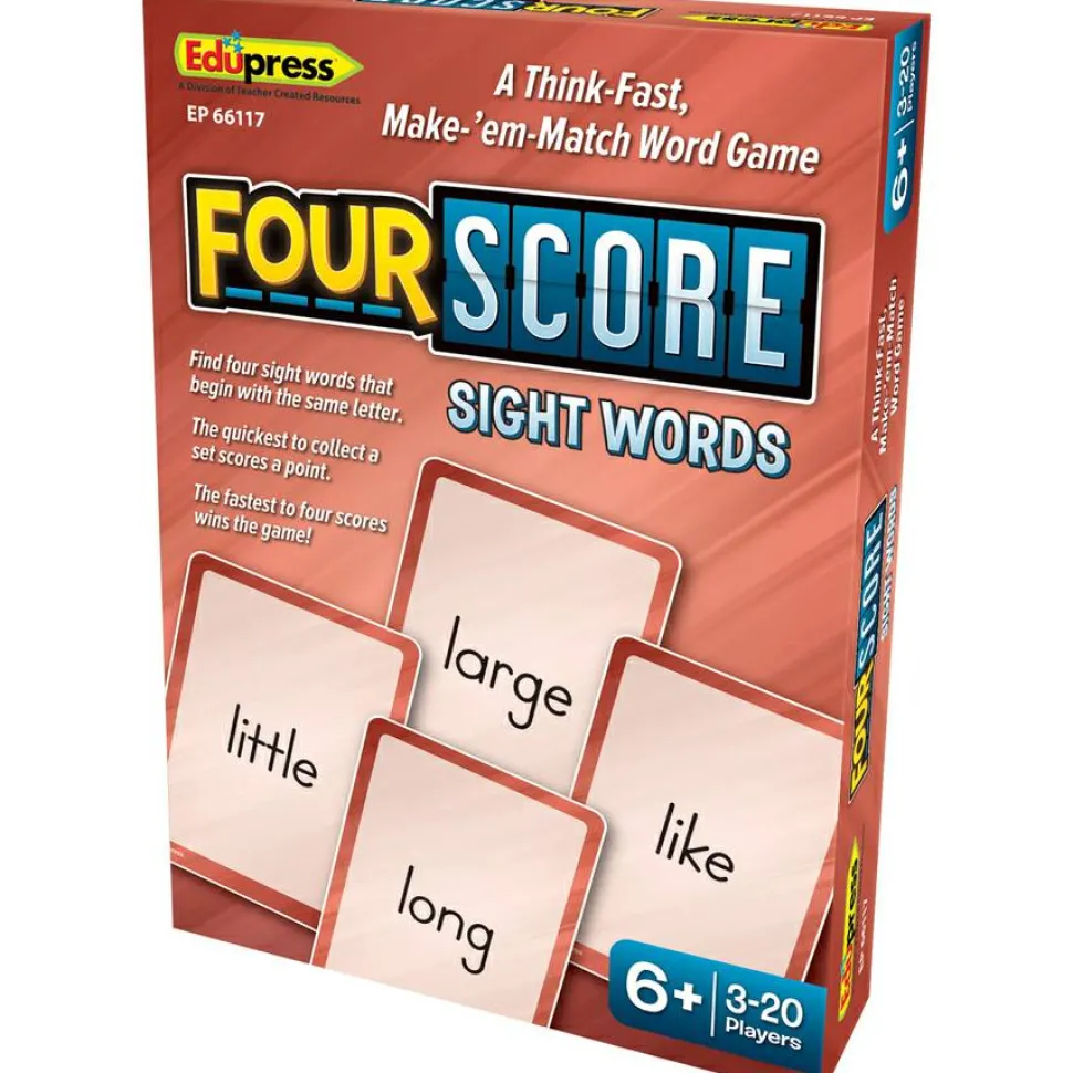 Teacher Created Resources Four Score Sight Words Game