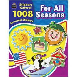 Teacher Created Resources Seasons Stickers Galore Book