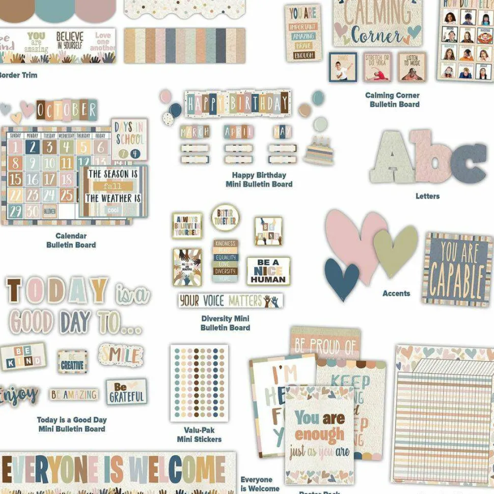 Teacher Created Resources Everyone is Welcome Decor Set