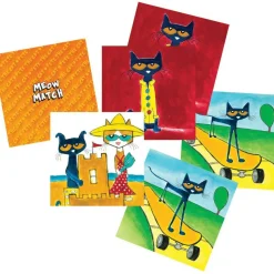 Teacher Created Resources Pete The Cat Meow Match Game