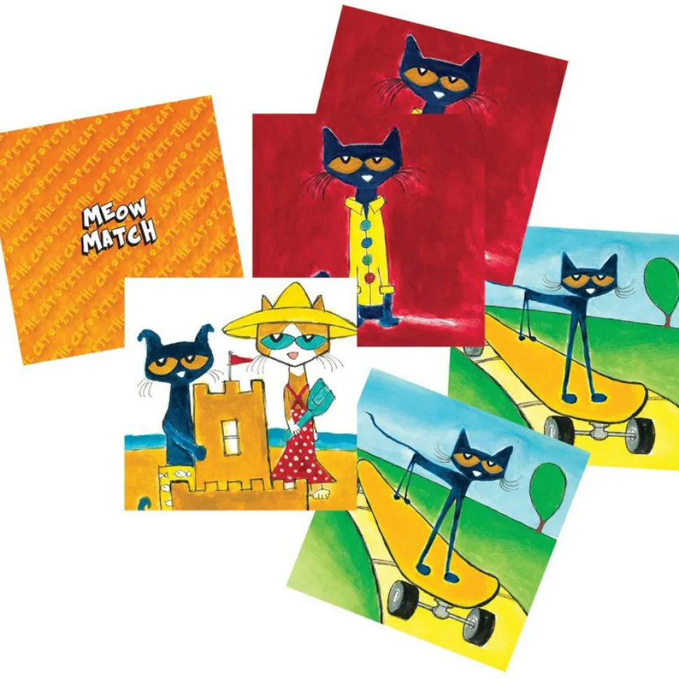 Teacher Created Resources Pete The Cat Meow Match Game