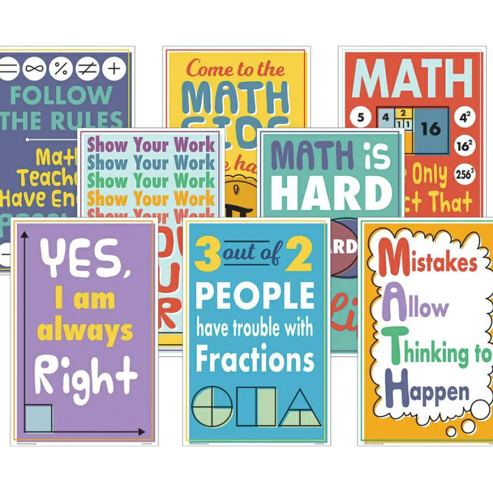 Teacher Created Resources Math Fun Posters