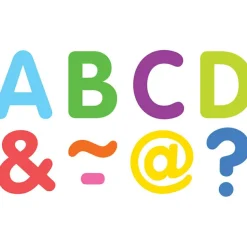 Teacher Created Resources Colorful Magnetic Letters