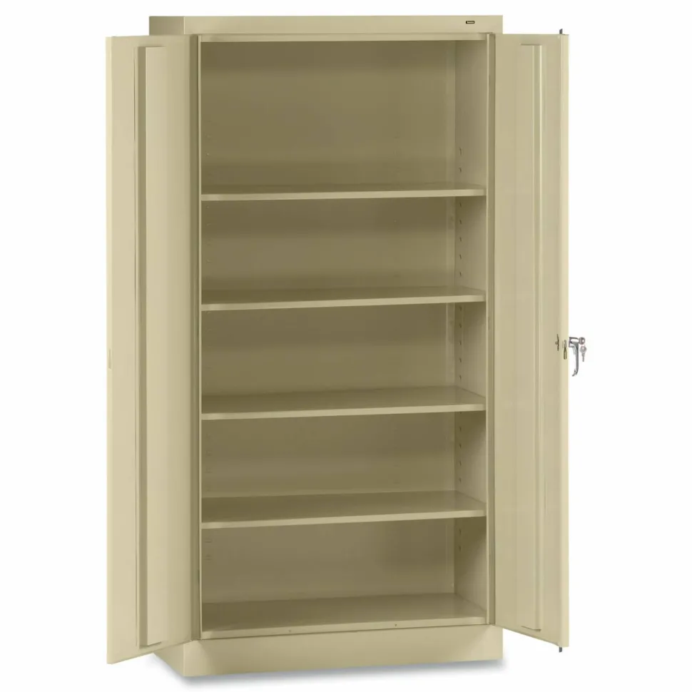 Tennsco 72" High Standard Cabinet (Assembled), 30w x 15d x 72h, Putty