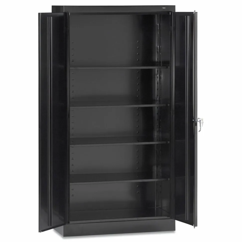 Tennsco 72" High Standard Cabinet (Assembled), 36w x 18d x 72h, Black