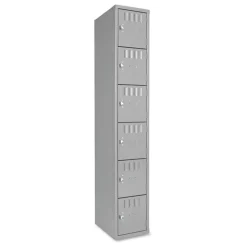 Tennsco Six-Tier Box Locker, 1-Wide, 72