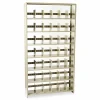 Tennsco Snap-Together Open Shelving Unit, 88"H x 48"W x 12"D, Sand