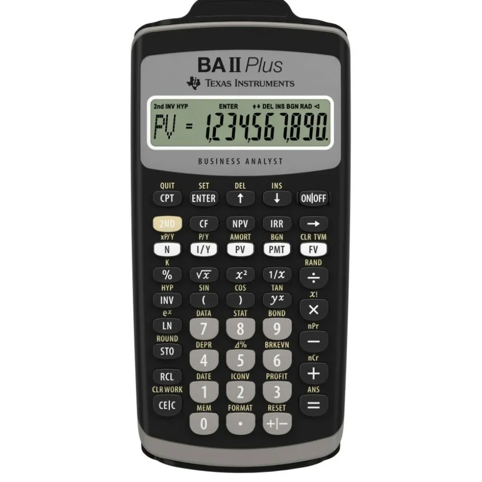 Texas Instruments BA II Plus Financial Calculator