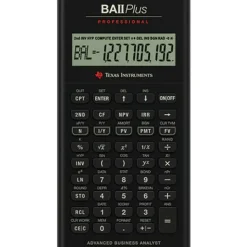 Texas Instruments BA II Plus Professional Financial Calculator
