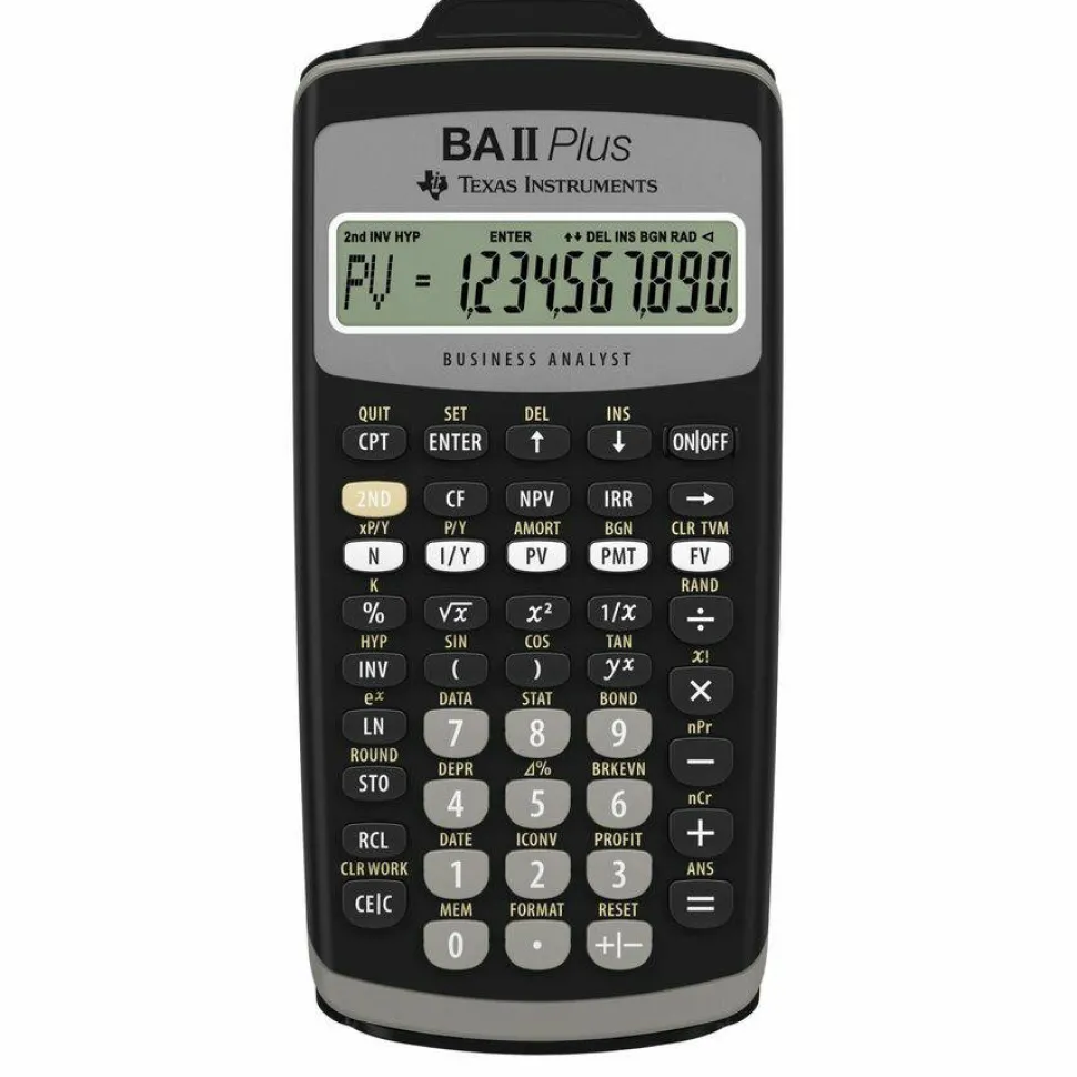 Texas Instruments BA II Plus Financial Calculator