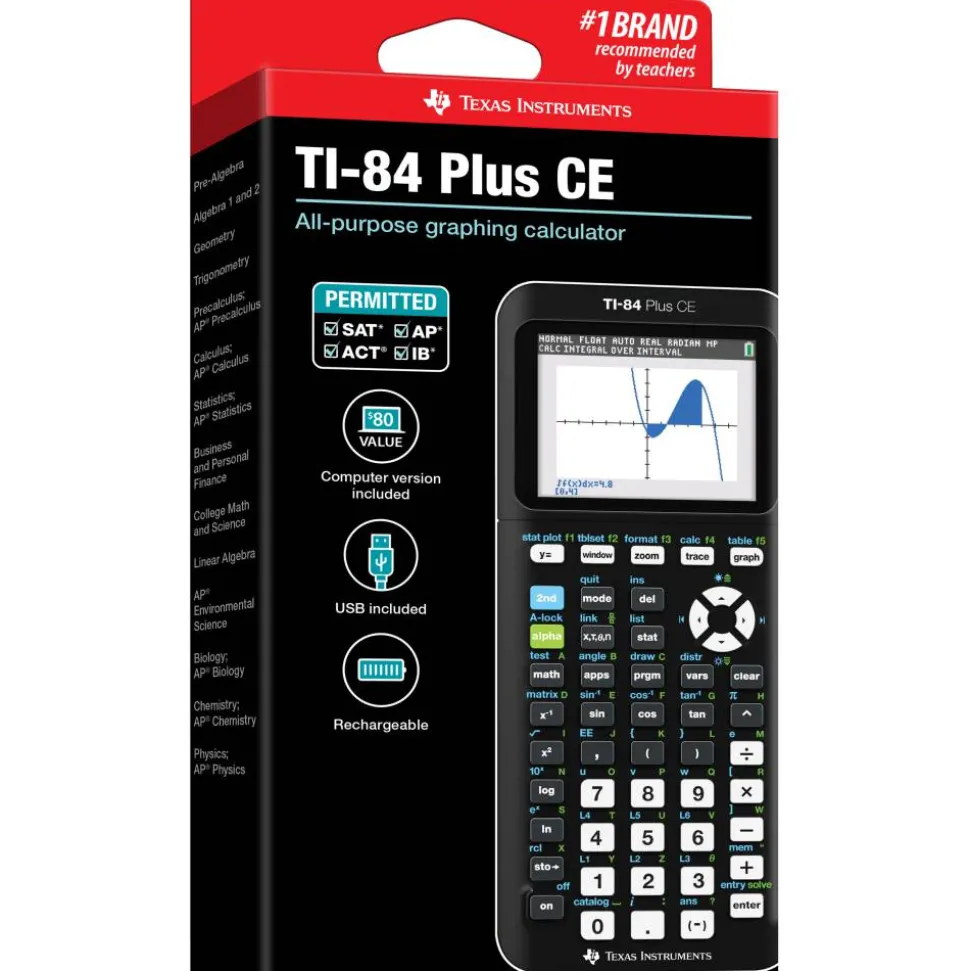 Texas Instruments TI-84 Plus CE Graphing Calculator