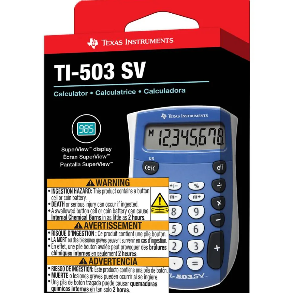 Texas Instruments TI-503SV Display Calculator