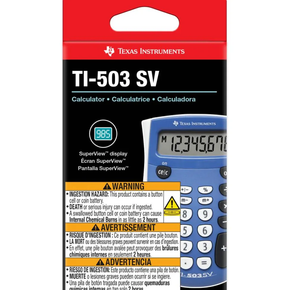 Texas Instruments TI-503SV Display Calculator