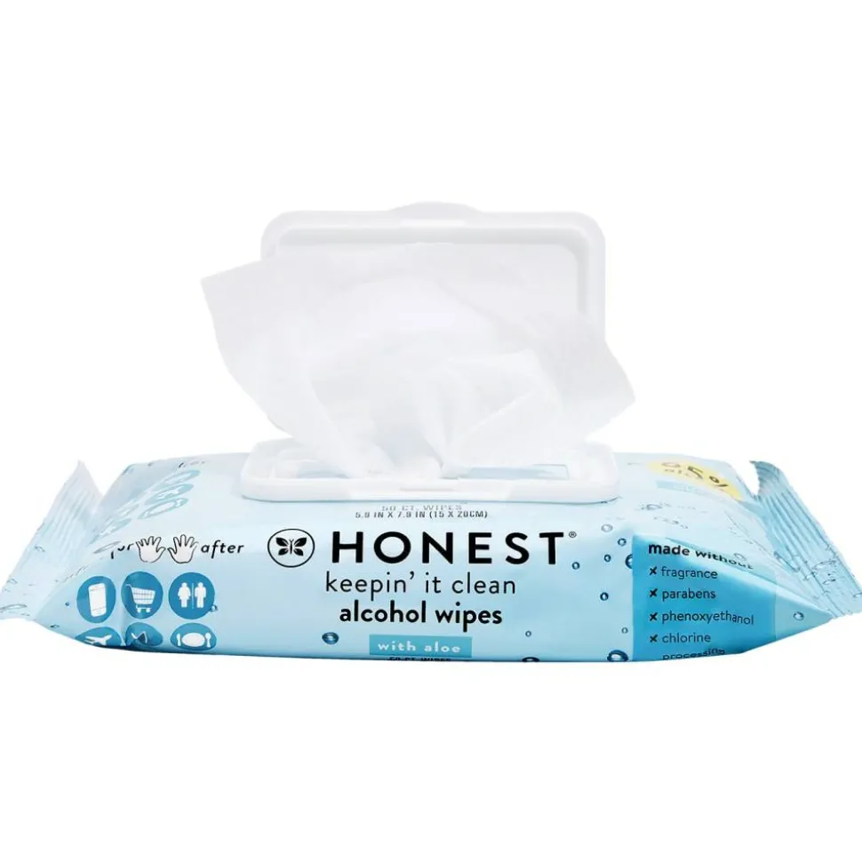 The Honest Company Sanitizing Wipes, Unscented, 50 Wipes