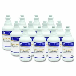 Theochem Laboratories Day and Night Wicking Odor Absorber, Lavender Scent, 32 oz Bottle, 12/Carton