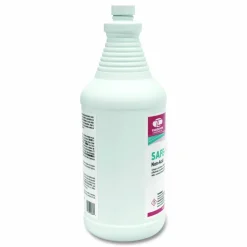 Theochem Laboratories Safe-T-Bowl Liquid Toilet Bowl Cleaner, Unscented, 32 oz Bottle, 12/Carton