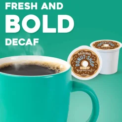 The Original Donut Shop Decaf Keurig Single-Serve K-Cup Pods, Medium Roast, 24 Pods Per Pack, Case Of 4 Packs